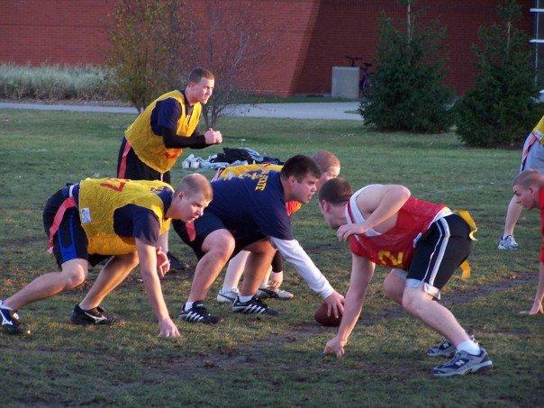 Army Vs. Navy Intramural Football Photo By: John Schultz