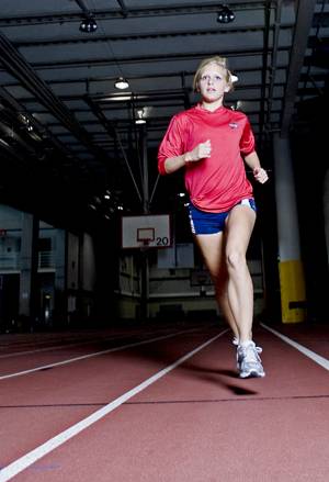 ISU runner Lisa Koll is redshirting cross country season after winning NCAA nationals last season in the 10,000-meter run in track.