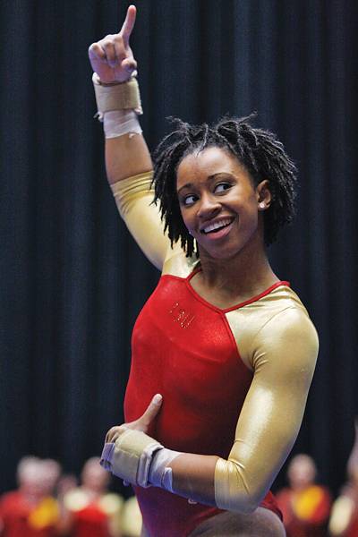 GYMNASTICS: High scores keep Cyclones looking up