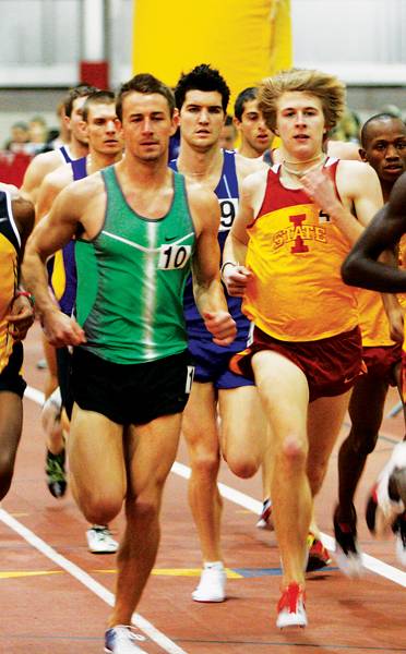 Kiel Uhl came to Iowa State after an impressive performance at the Drake Relays as a high school senior. He will compete in the Drake Relays again, starting on Thursday. File Photo: Shing Kai Chan/Iowa State Daily