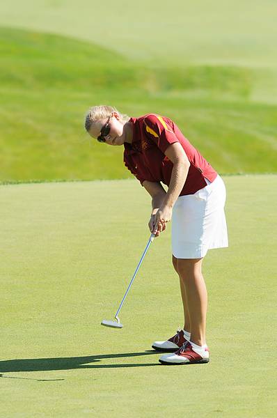 Competing in her native Belgium, Laurence Herman took first place at the national championships. Photo courtesy: Patrick Tarbox/ISU Athletic Department