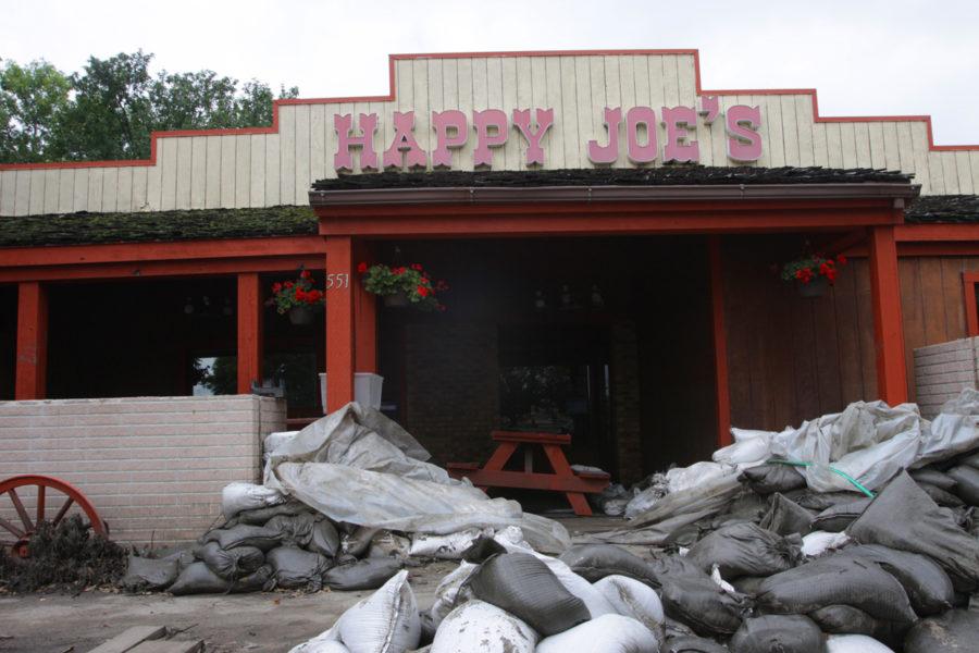 Happy Joes, 515 S. Duff Ave., suffered severe flood damage after floodwaters consumed the business Wednesday, Aug. 11.