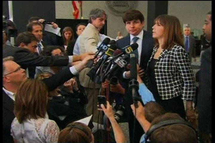 Former Illinois Gov. Rod Blagojevich enters the courthouse June 3 for the first day of his corruption trial.