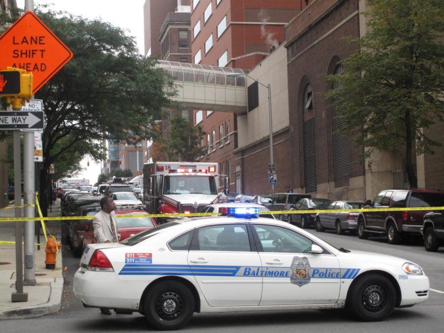 Police sealed off streets surrounding the exterior of Johns Hopkins Hospital, after a doctor sustained non-life threatening injuries, and the suspect shot his mother and himself.