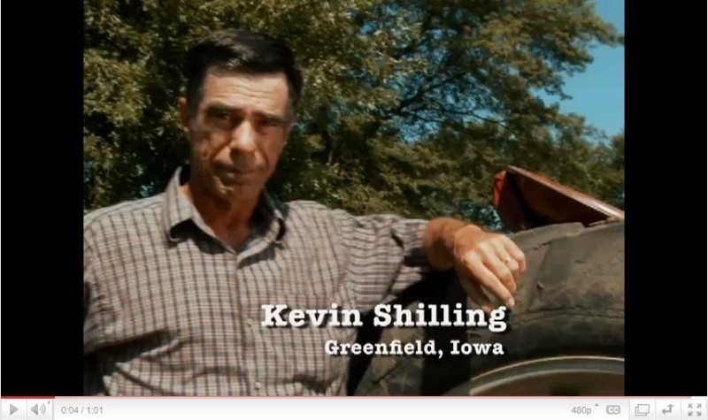 Kevin Shilling is portrayed in the advertisement, put out by two liberal groups, as a man who voted for many Republicans in the past, including Sen. Charles Grassley.
