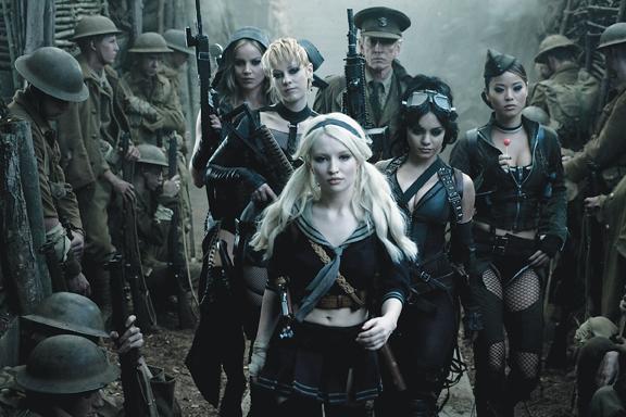 Abbie Cornish (left) as Sweet Pea, Jena Malone as Rocket, Emily Browning as Babydoll, Scott Glenn as Wise Man, Vanessa Hudgens as Blondie and Jamie Chung as Amber in Warner Bros. Pictures and Legendary Pictures’ epic action fantasy “Sucker Punch,” a Warner Bros. Pictures release.