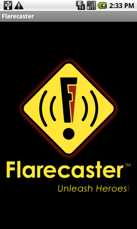 Flarecaster is a downloadable application that sends out an emergency call to friends and family.