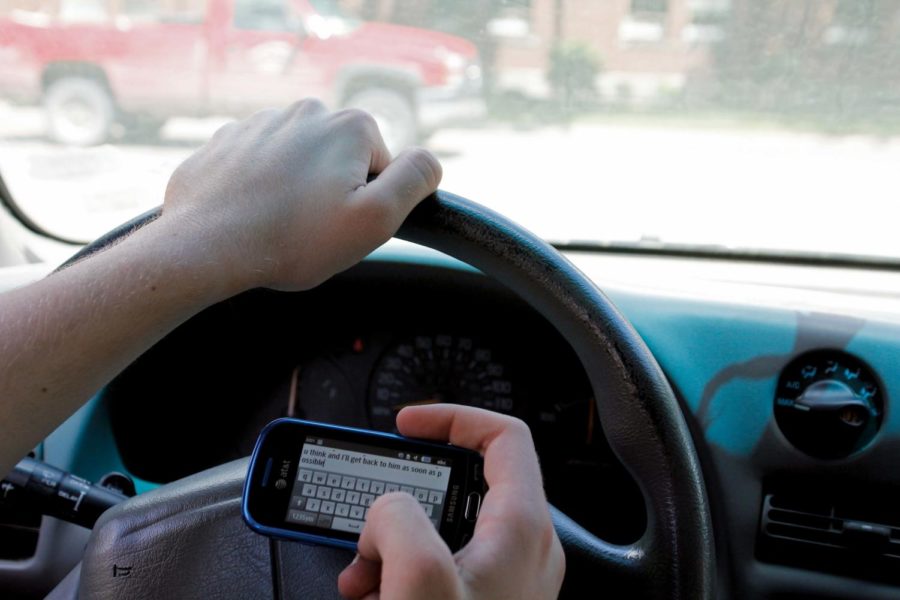 The law banning texting while driving is now in effect.
