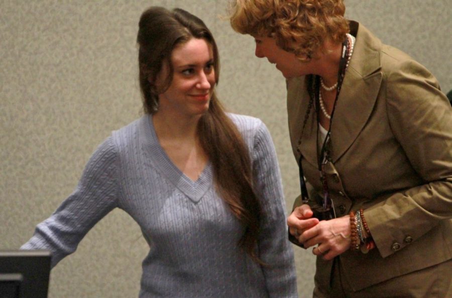 Sentencing in the Casey Anthony capital murder trial in Orlando,
Fla. on July 7. The judge gave Anthony the maximum sentence for her
convictions, and she will be released July 13. 
