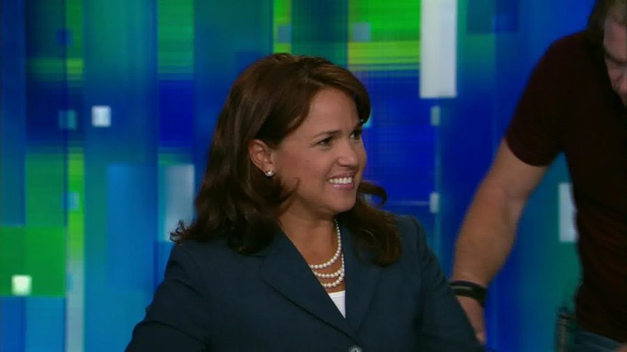 Former Delaware Senate candidate and tea party activist
Christine ODonnell walked off set of Piers Morgan Tonight on
Aug. 17 when Morgan asked about her views on gay marriage and
witchcraft.
