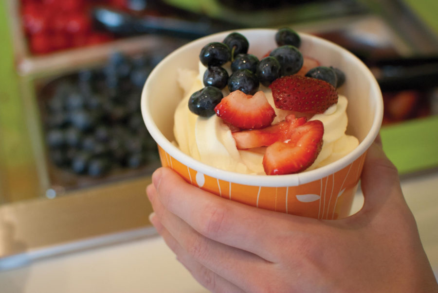 The popular self-serve yogurt chain Orange Leaf opened up shop
in Ames on Aug. 4 at the corner of Lincoln Way and Grand
Avenue.
