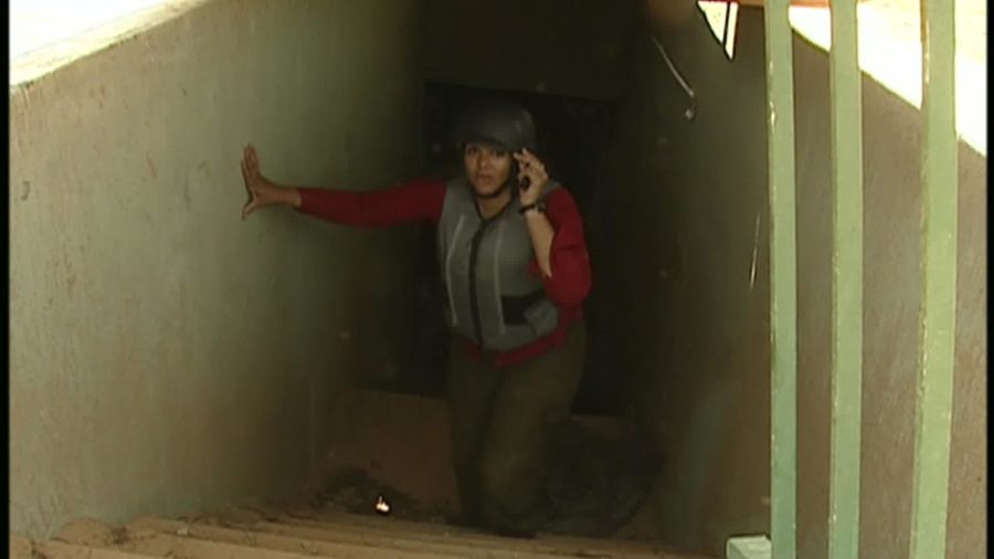 Rebels in Tripoli furiously hunting for signs of longtime Libyan
leader Moammar Gadhafi are exploring a network of tunnels and
bunkers built beneath his massive compound. CNNs Sara Sidner got a
peek on Friday, Aug. 26, 2011 at the passageways. She dubbed it
Gadhafis inner sanctum.
