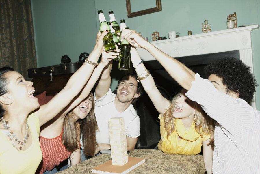 Friends toast each other. One of the milestones of maturity in
Western cultures is the ability to drink legally.
