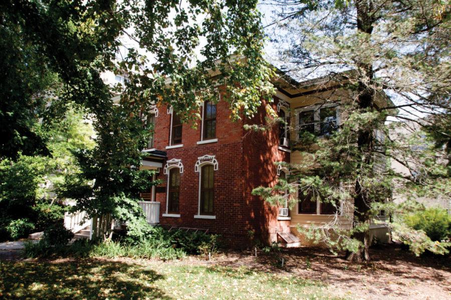 The Sloss House is a small wood-framed house off Central Campus,
nestled beside Curtiss Hall. The house is a dedicated to the
Womens Center for Gender Equity, and was named after Margaret
Sloss.
