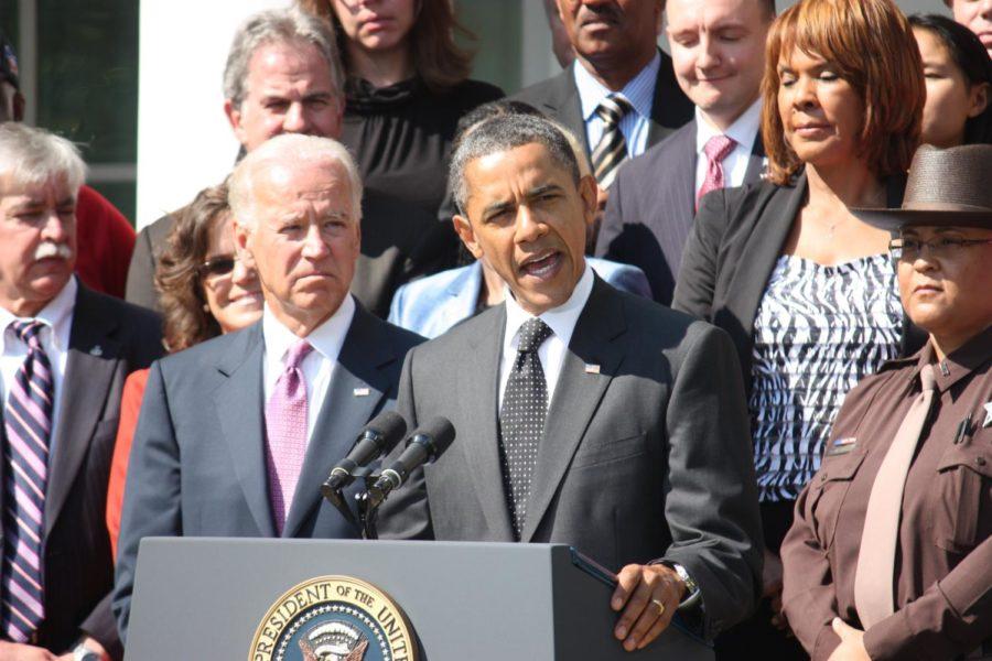 President Obama makes remarks in the Rose Garden on the American
Jobs Act, surrounded by people who would benefit from the bill
including teachers, police officers, firefighters, construction
workers, small business owners, and veterans.
