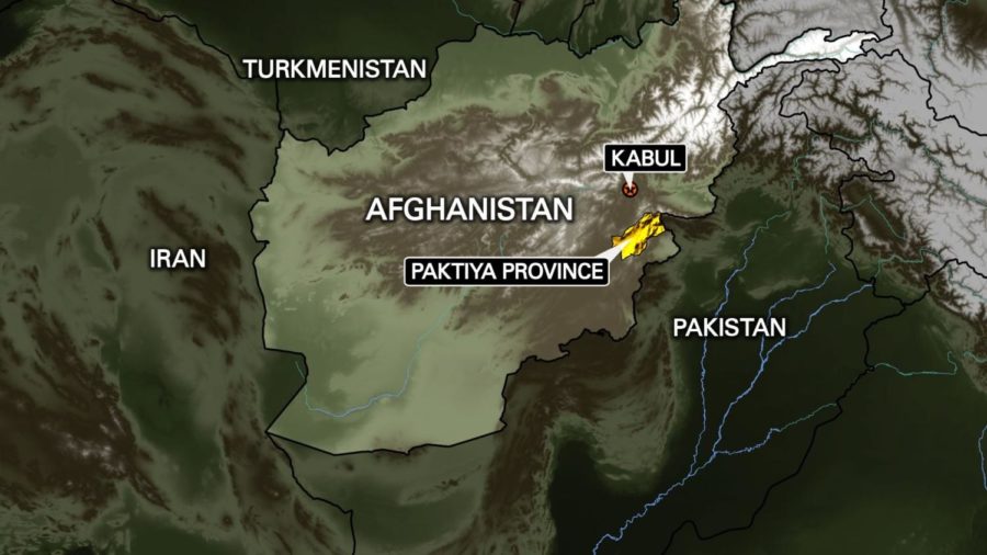 Paktiya+Province+sits+below+the+Afghani+capital+of+Kabul.%0A