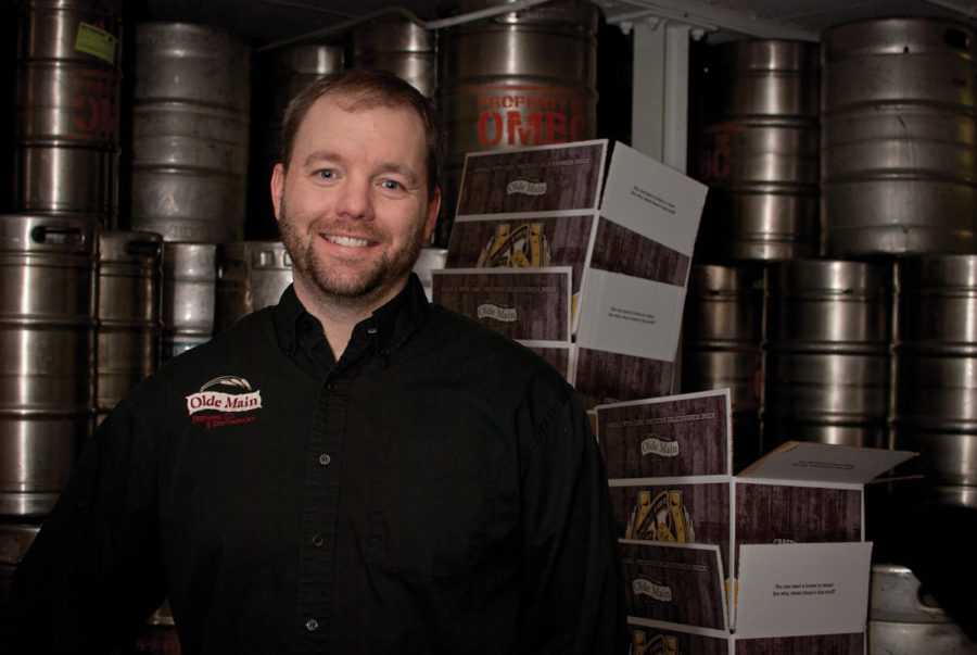 Jeff Puff Irvin, brewmaster at Olde Main Brewing Co., feels as
though the new regulations even the playing field for Iowan
brewers. Before, Iowa was allowed to import beer with a higher
alcohol content than local breweries were allowed to brew.
