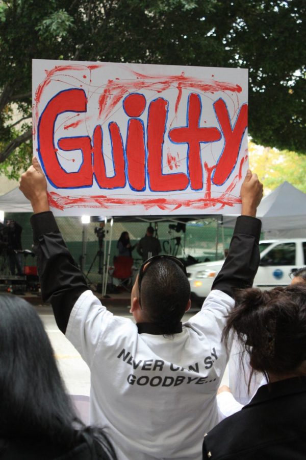 Michael Jackson supporters stand outside the courthouse where
Conrad Murray is on trial for Jacksons death.
