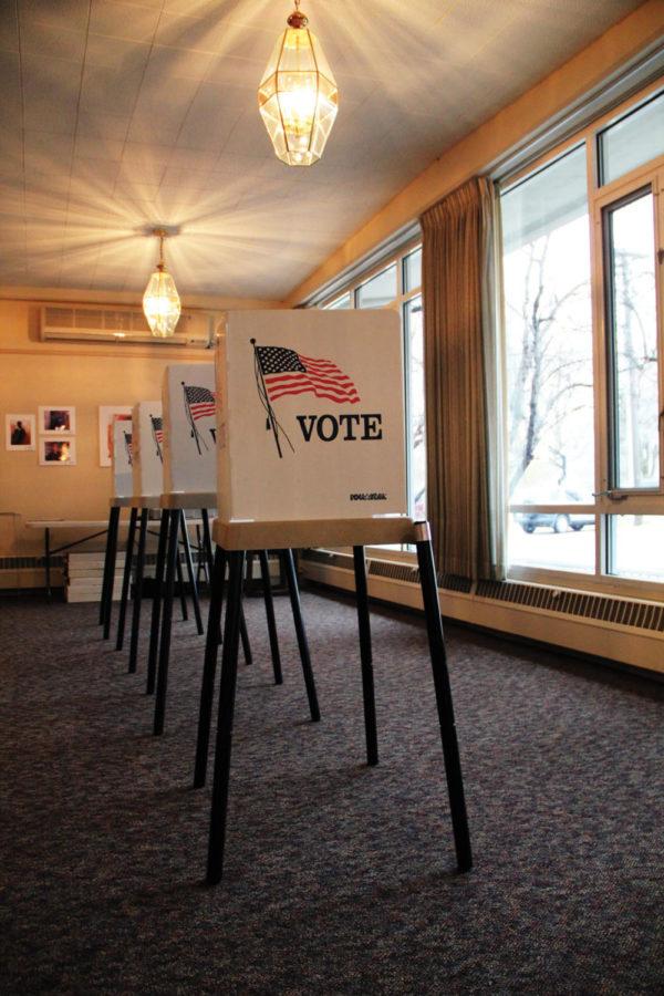 Story County hosted city elections Tuesday, Nov. 8, but the
Collegiate Presbyterian Church saw little morning traffic. One
voter arrived between 11 a.m. and noon. The vote also focused on
the renovation of the Ames Public Library, which would cost $18
million of taxpayer money.
