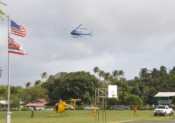 A tour helicopter crashed and burned on the Hawaiian island of
Molokai on Thursday, killing all five people aboard, local and
federal authorities reported.
