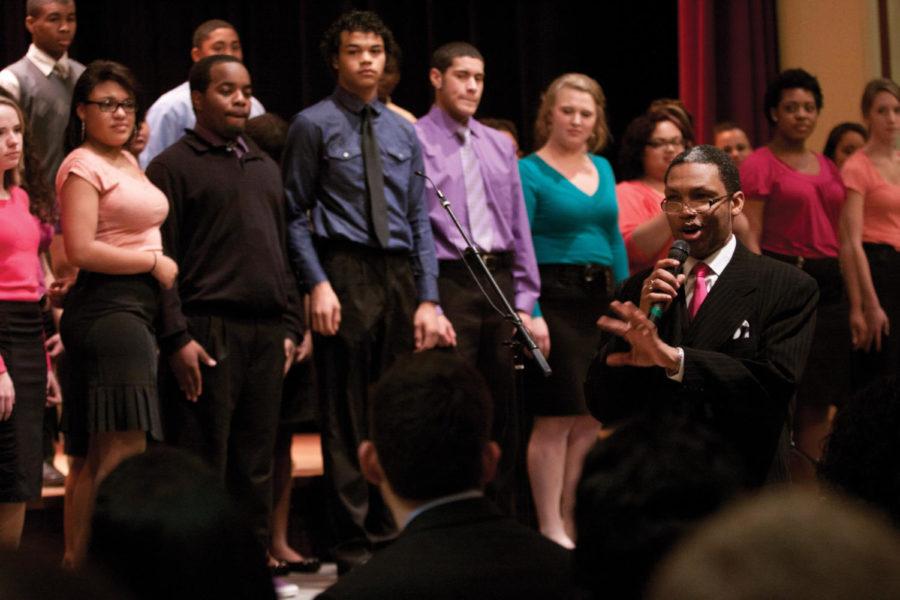 The Bridges to Harmony performed during the Dr. Martin Luther
King Holiday Celebration on Thursday, Jan. 19, in the Great Hall in
the Memorial Union. This event is celebrate the life and legacy of
Dr. King. 
