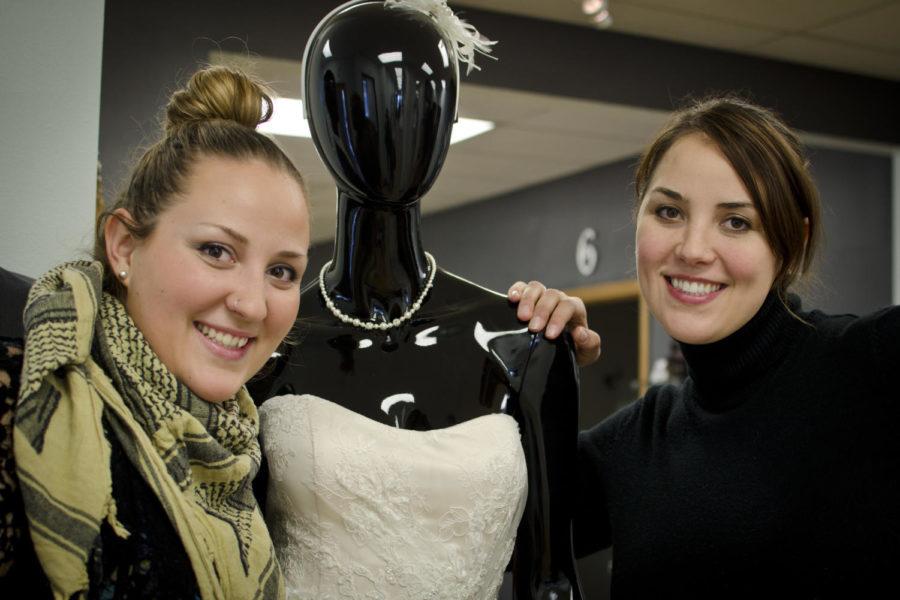 Kayse Carter and Rita Gartin, both ISU graduates, decided to
open Pure Bridal on South 16th Street to provide couples with
realistic Iowa pricing and a comfortable shopping experience.
