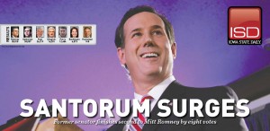 Rick Santorums candidate poster