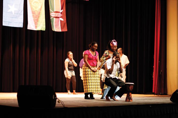 Horn of Africa: Hope Music & Arts Festival featured a skit,
Saneipeis Journey, commenting on international students time of
adjustment after spending time studying abroad and returning home.
Horn of Africa brought together art and musical acts to raise money
for Somalia.  
