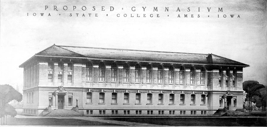 The original design for State Gym was made by architects
Proudfoot, Bird and Watson.
