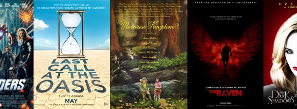 Top 5 movies of Spring 2012