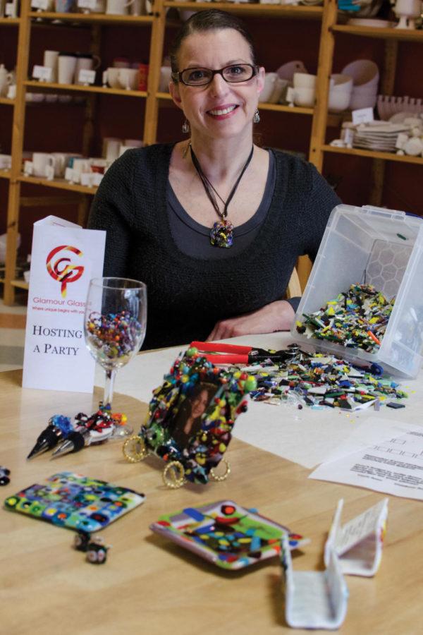 Cynthia Shulman, owner of Kiln Time Studio, created a new consultant-based business that gives customers the chance to throw their own glass crafting parties in their own homes. From custom jewelry to coasters, Glamour Glass offers a wide array of crafts to make and glass to choose from.
