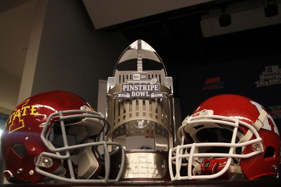 Iowa State and Rutgers square off in the second annual Pinstripe
Bowl at Yankee Stadium on Friday, Dec. 30. The two teams meet
Friday after a week of enjoying New York.
