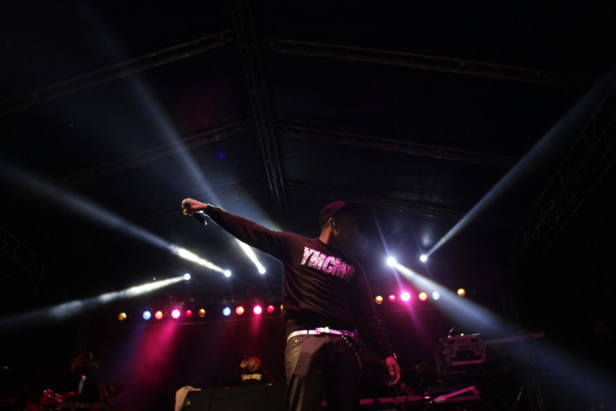 Jay Sean performs during Live @ Veishea on Saturday, April 21 at the Molecular Biology Building parking lot. 
