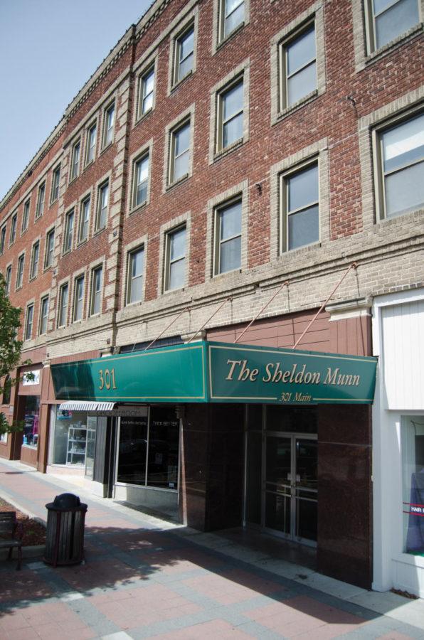 The Sheldon Munn building opened as an elegant hotel in 1916, which transitioned into low-income apartments in 1982.
