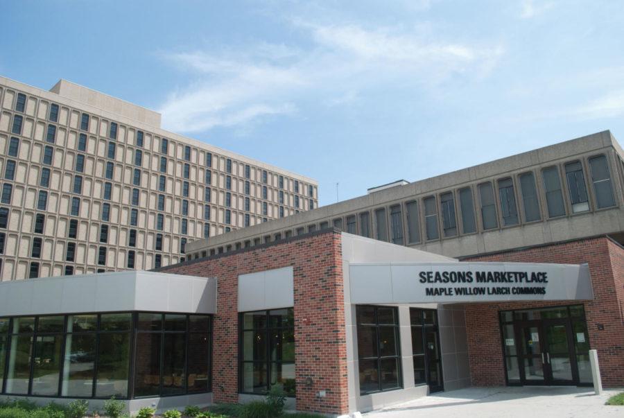 One great place to eat on Iowa States campus is Seasons
Marketplace, which is on the east side of campus. 

