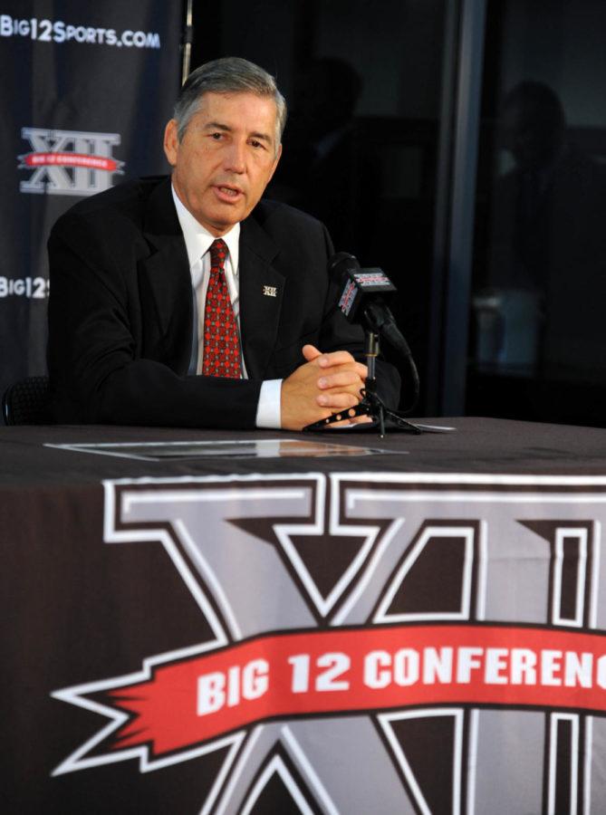 The Big 12 Conference named Bob Bowlsby its new commissioner during a news conference on May 4.
