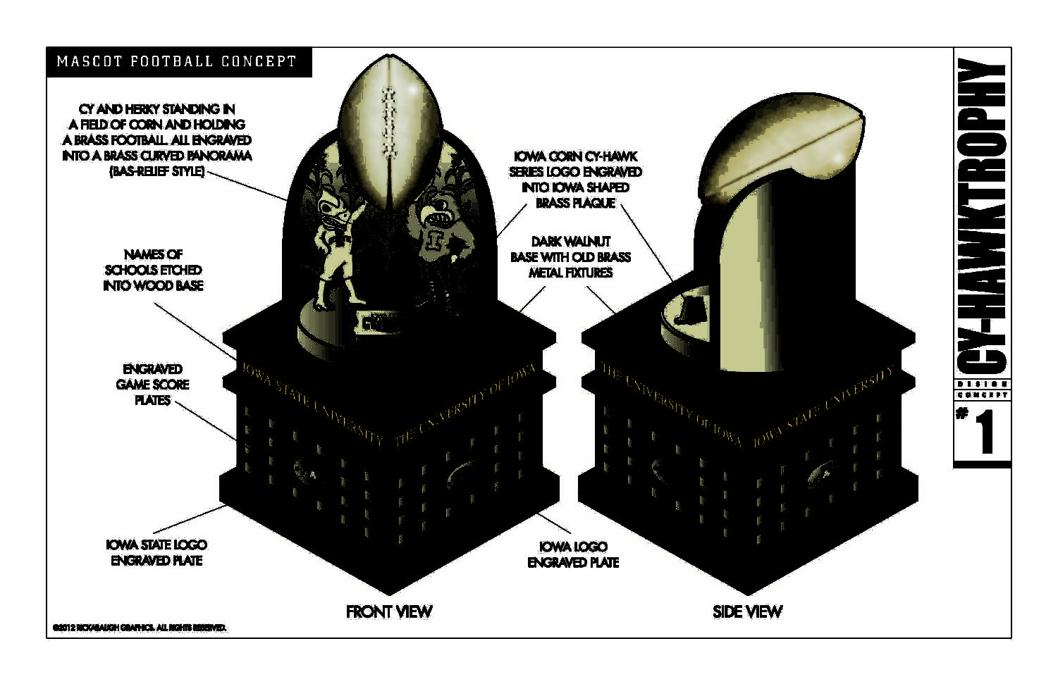 New CyHawk Series Trophy unveiled Iowa State Daily