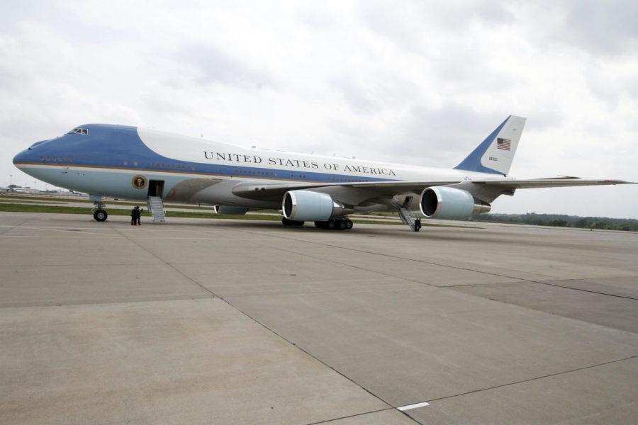 President Obama landed with Air Force One at the Des Moines International Airport on Thursday, May 24, 2012. President Obama was here to speak at a wind manufacturer in Newton, then at the fairgrounds in Des Moines.
