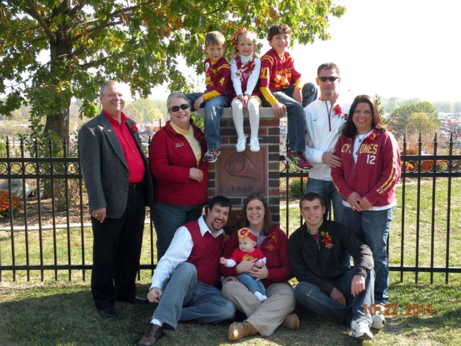 Dan Woodin met his wife at Iowa State, and their children followed in the Cyclone footsteps as they attended Iowa State, too.
