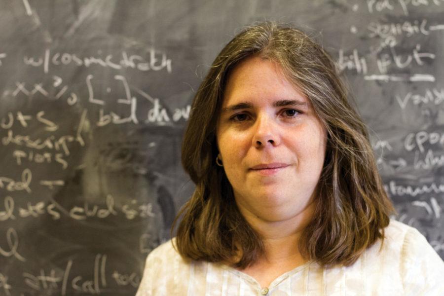 Mayly+Sanchez%2C+assistant+professor+of+physics+and+astronomy+at+Iowa+State%2C+recently+received+the+Presidential+Early+Career+Award+for+Scientists+and+Engineers.+Sanchez+works+with+neutrinos.%0A
