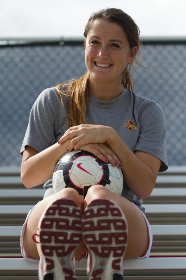 Emily Goldstein, junior midfielder, has found a way to be successful playing soccer, despite her unusual condition. Although Goldstein underwent surgery in January 2011, she continues to experience symptoms from compartment syndrome.
