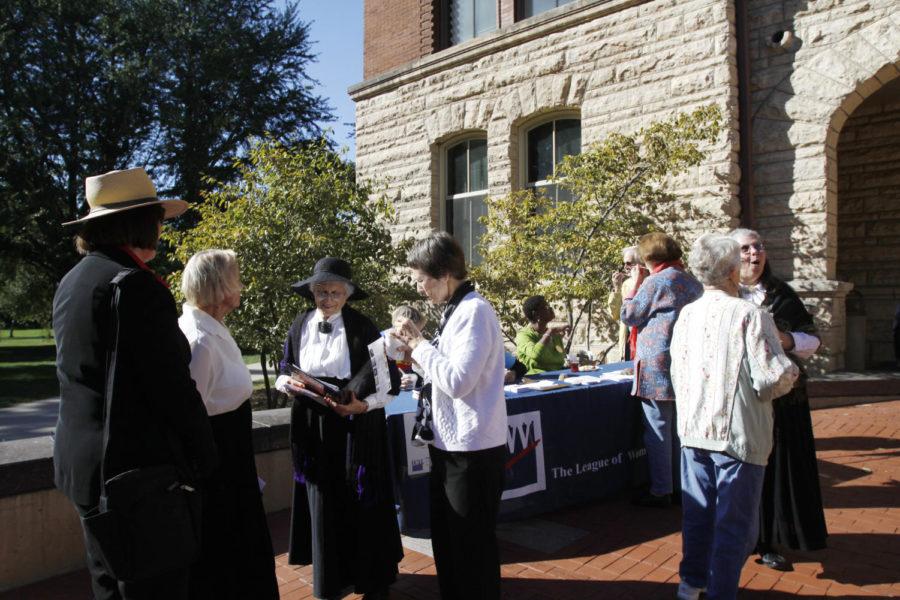A celebration in honor of the 20th anniversary of the Carrie Chapman Catt Center for Women and Politics was Sunday, Sept. 23, on the Plaza of Heroines in front of Catt Hall.
