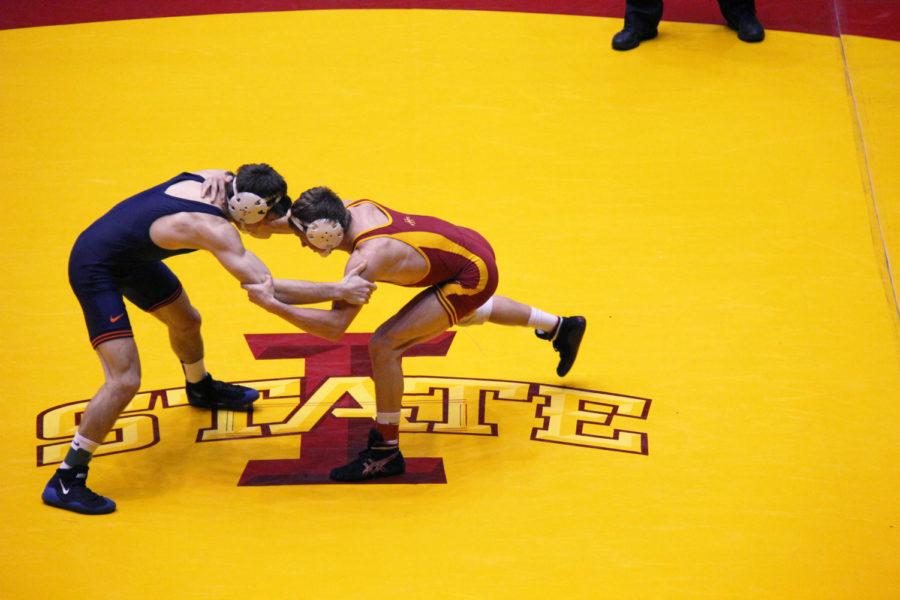 ISU Cyclone wrestlers particpated in the Harold Nichols Cyclone Open on Saturday, Nov. 10, at Hilton Coliseum.
