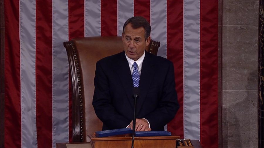 A new House of Representatives was sworn in by Speaker of the House John Boehner on Thursday, January 3, 2013.
