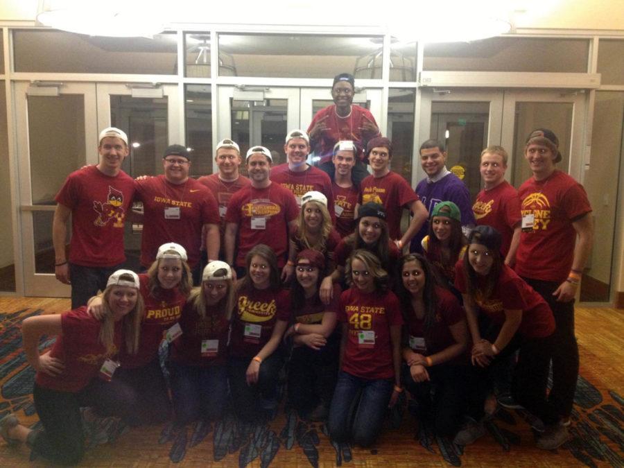 Iowa State took 36 students from the greek community to the Association of Fraternal Leadership and Values conference. The group was one of the four largest to attend the conference.
