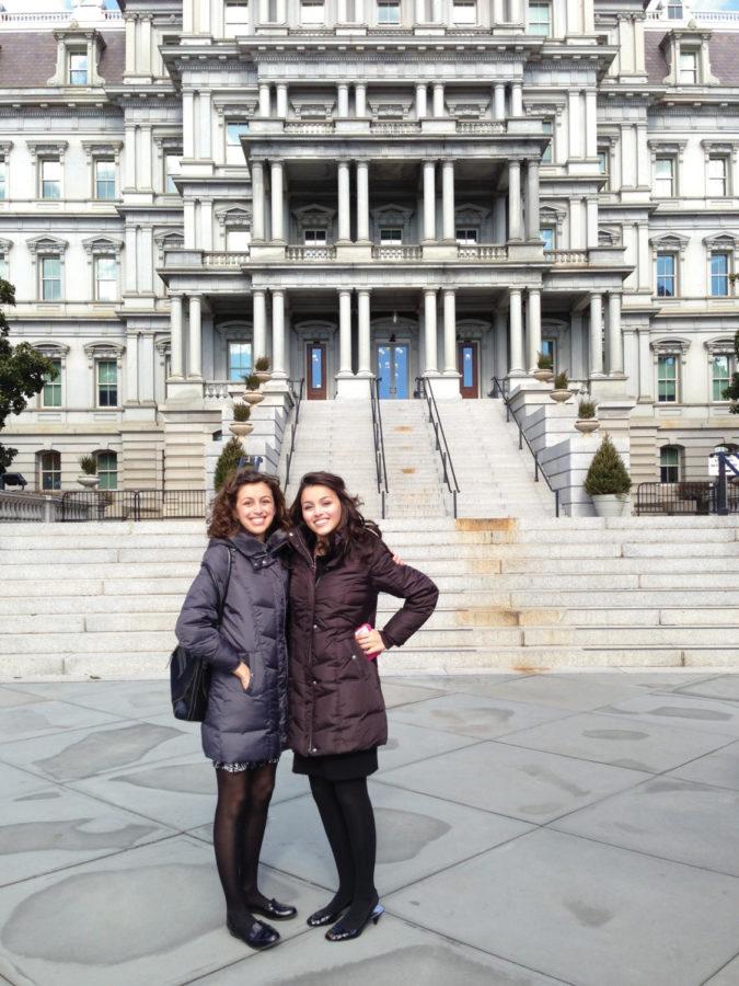 Cassidy Williams, left, and sister Camryn, right, traveled to Washington, D.C. on invitation to the Tech Inclusion Summit.
