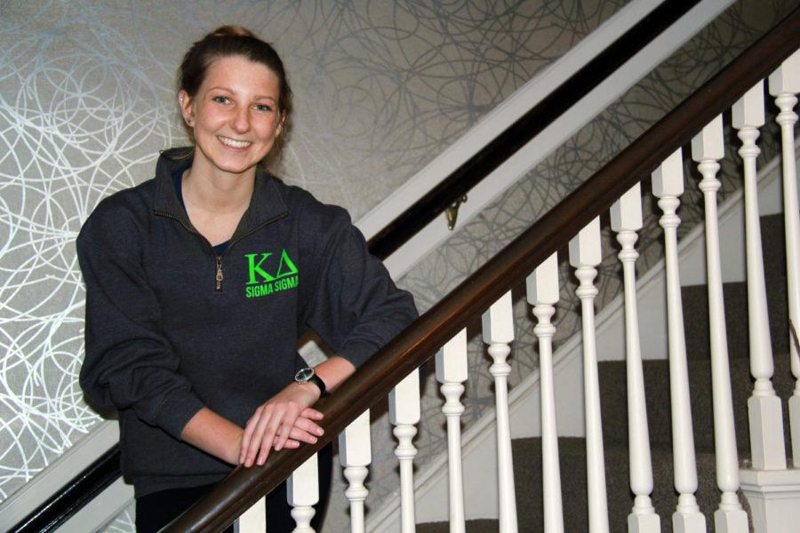 Elissa Englert, vice president of Kappa Delta sorority, revamped the recruitment process for Kappa Delta.  
