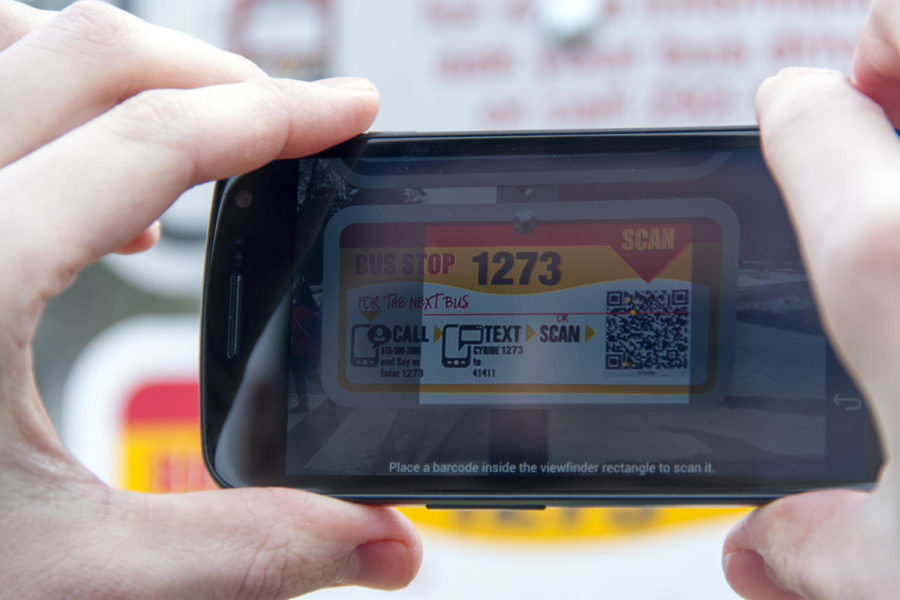 
CyRide recently released a new service called NextBus. NextBus tracks CyRide buses using GPS and allows riders to text, call or scan a QR code to track the next bus coming to that stop.

