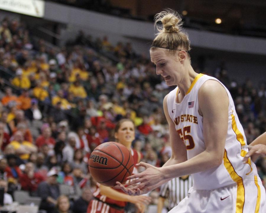 ISU+women%E2%80%99s+basketball+center+Anna+Prins+gets+control+of+the+ball+as+it+is+rebounded+of+the+hoop+in+the+first+half+of+the+game+against+the+Oklahoma+Sooners+at+the+American+Airlines+Center+in+Dallas%2C+Texas+on+Sunday%2C+March+10%2C+2013.+The+Cyclones+defeated+the+Sooners+with+a+final+score+of+79-60.%C2%A0%0A