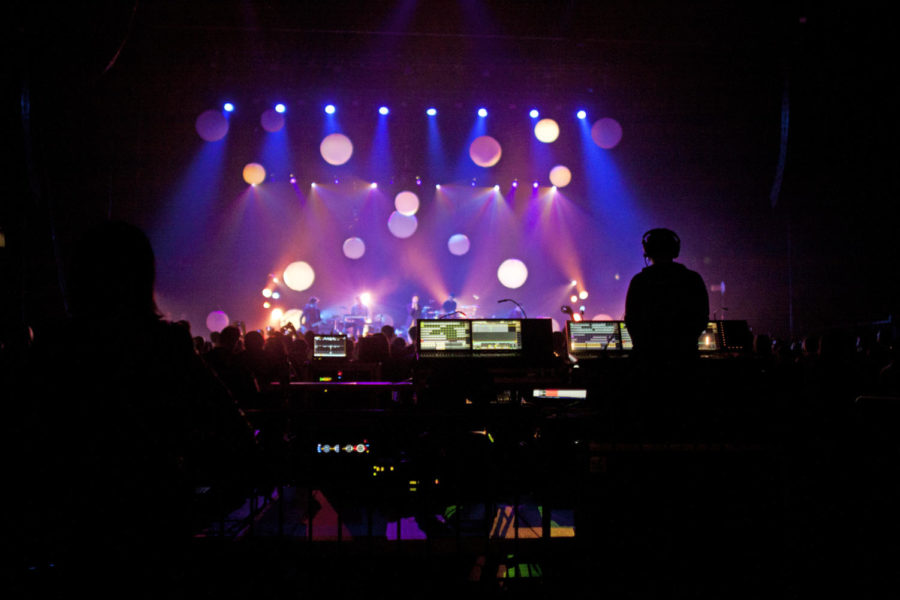 Passion Pit performs on Thursday, Feb. 28, 2013, in Hilton Coliseum.

